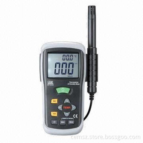 Temperature and Humidity Meter with Data Holding Function